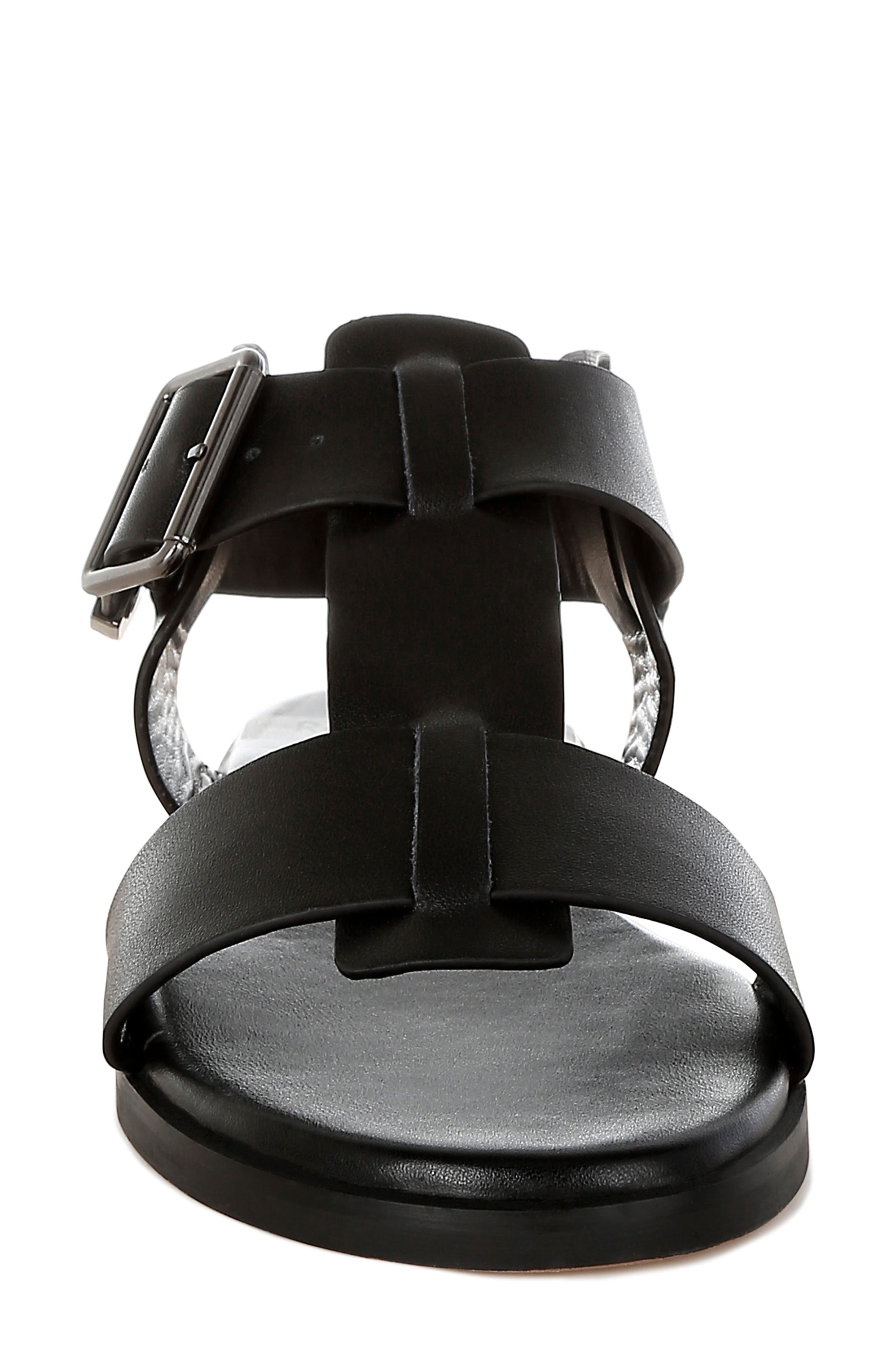 Rag & Co Shayla Gladiator Flat Sandal, Alternate, color, Black