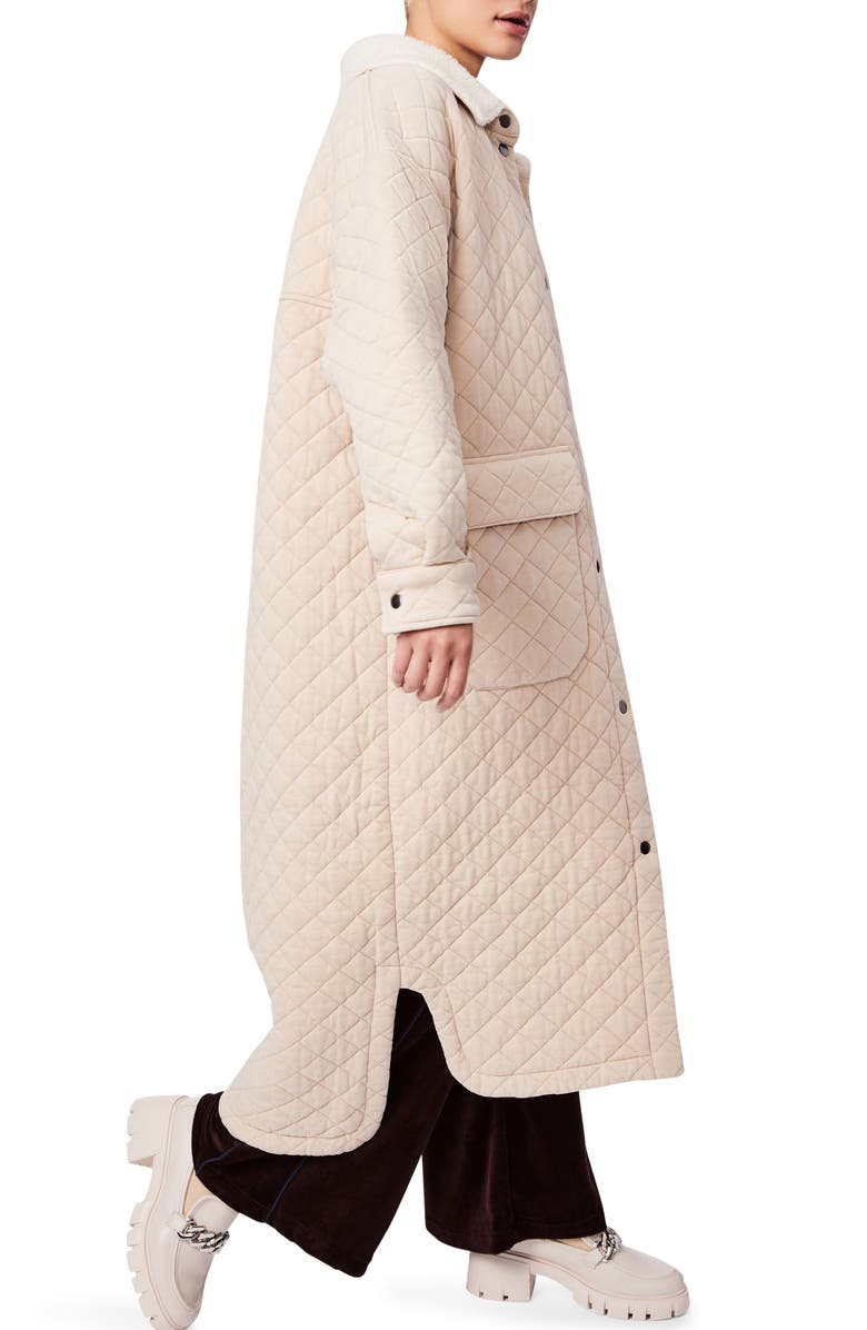 BERNIE Country Charm Quilted Longline Cotton Jacket, Alternate, color,