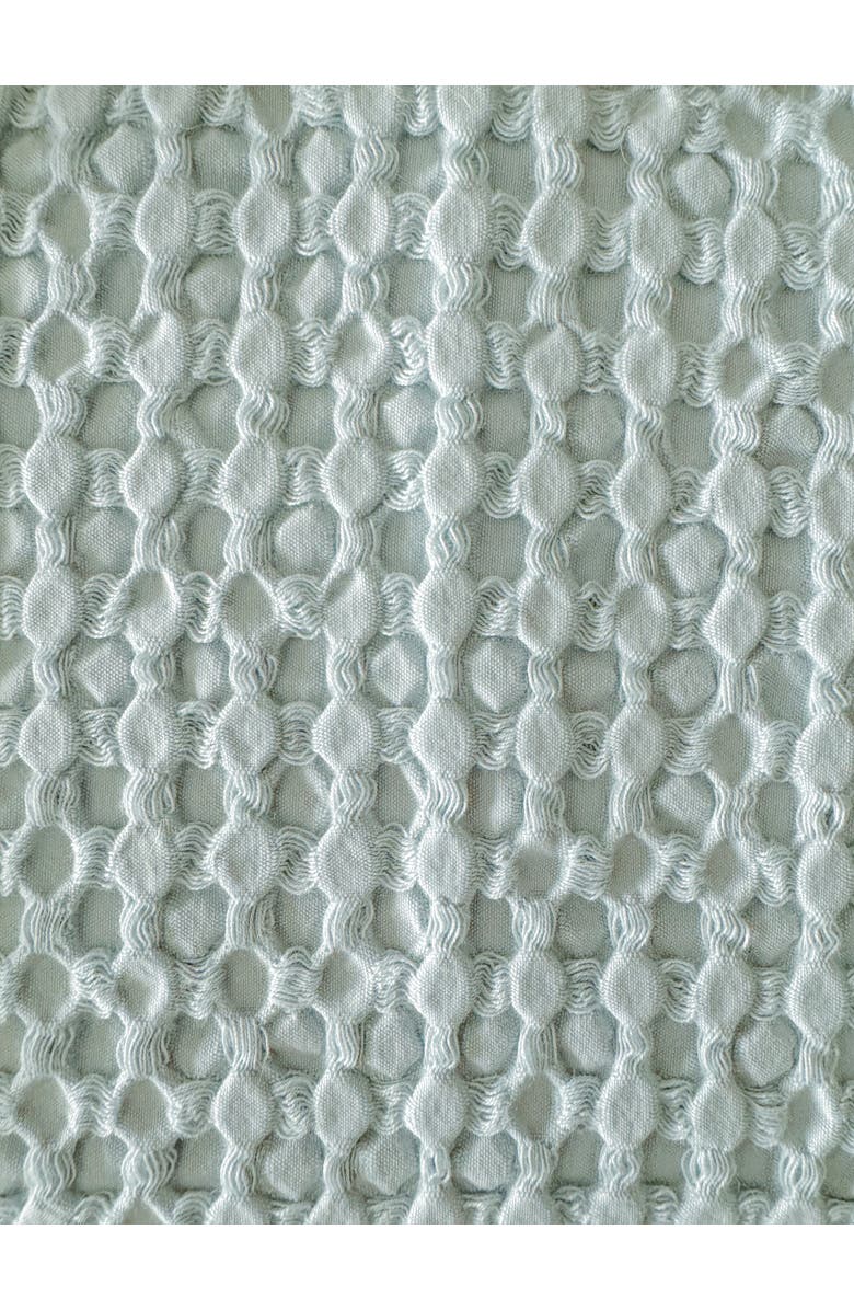 Anaya Stonewashed Cotton Waffle Bed Blanket, Alternate, color, White