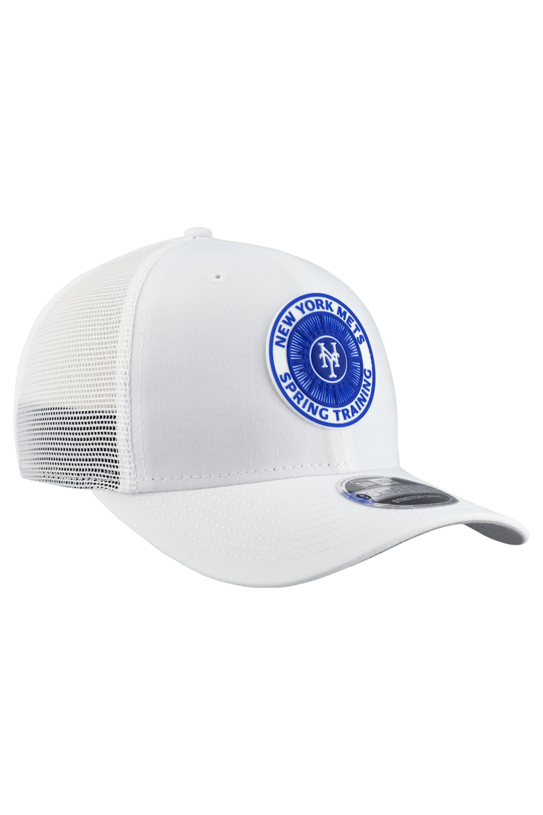 Men's New Era  White New York Mets 2026 Spring Training Fan Pack 9SEVENTY Adjustable Trucker Hat, Alternate, color, White