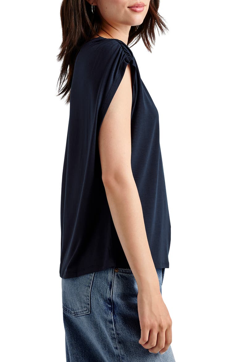 Ruched T-Shirt, Alternate, color, NAVY