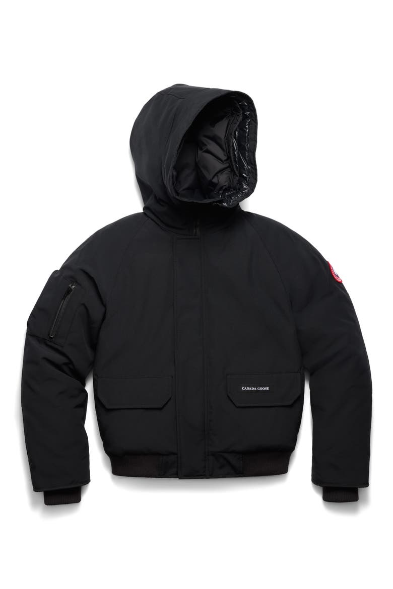 Kids' Chilliwack Bomber Jacket, Main, color, BLACK - NOIR