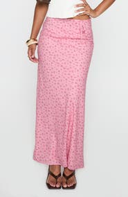 Princess Polly Gorgina Floral Tie Side Maxi Skirt