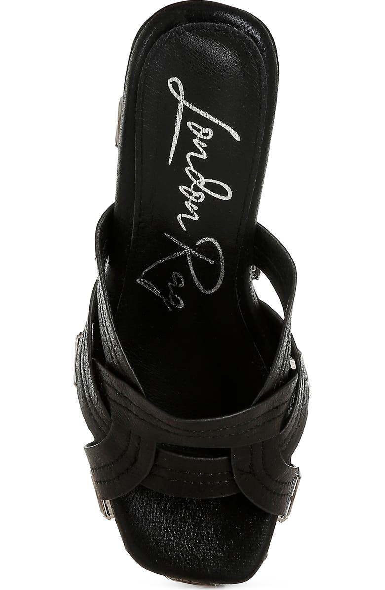 LONDON RAG Blistronic Platform Wedge Sandal, Alternate, color, Black