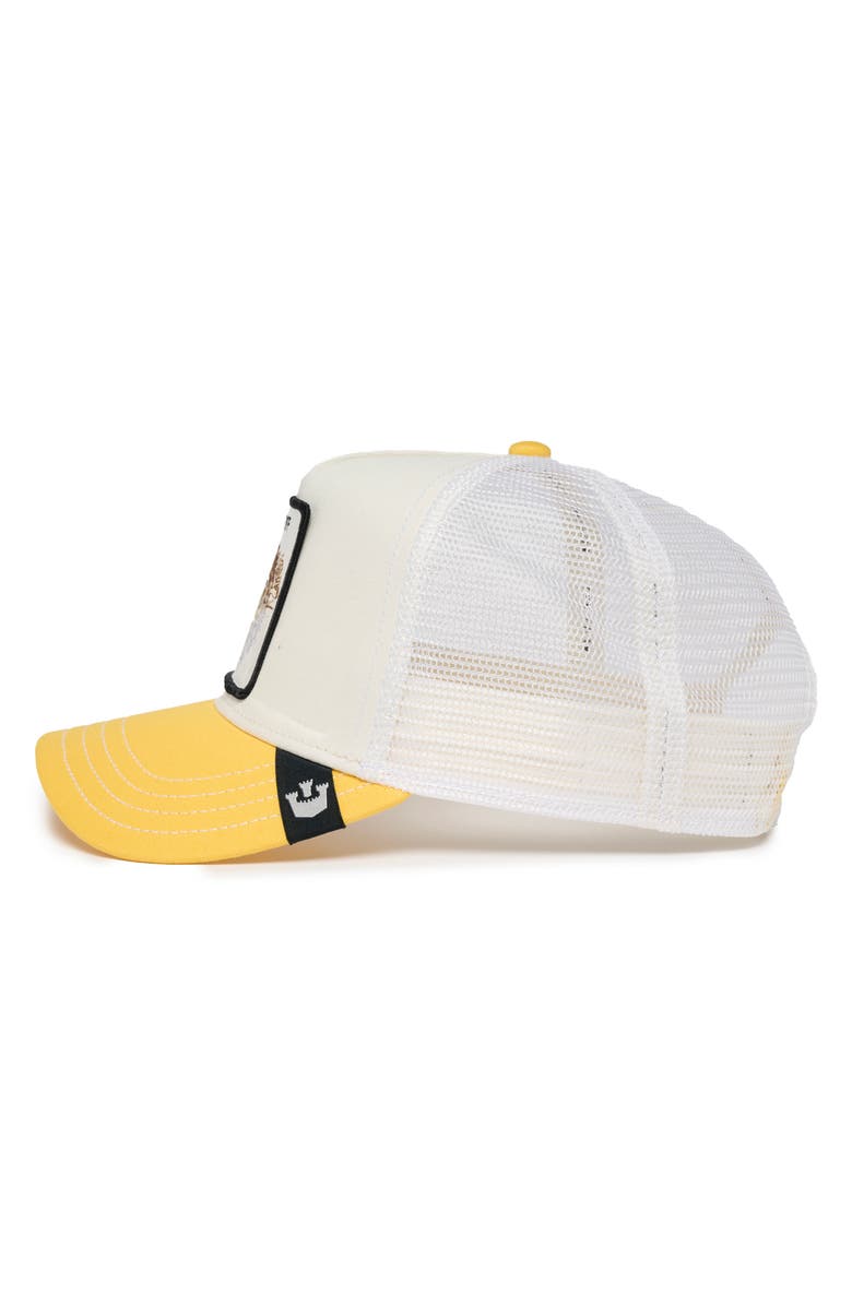 Goorin Bros. The Puff Puff Fish Patch Snapback Trucker Hat, Alternate, color,