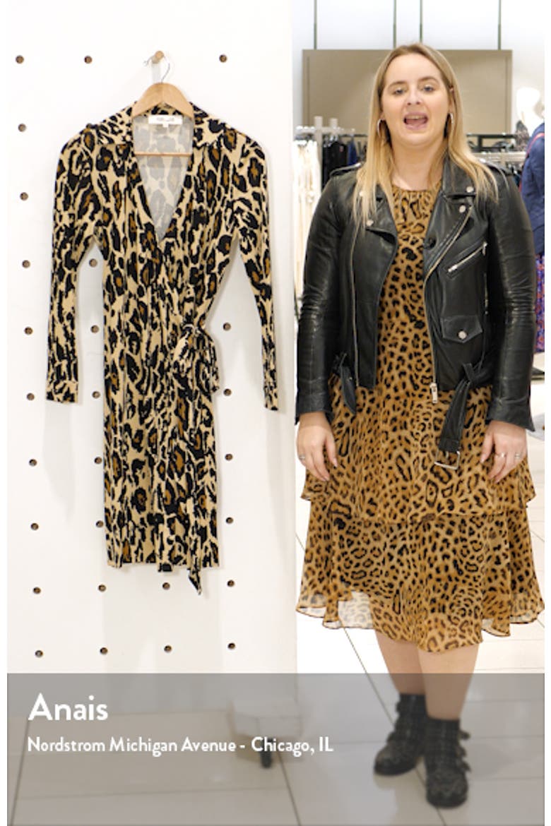 New Jeanne Two Long Sleeve Silk Wrap Dress video