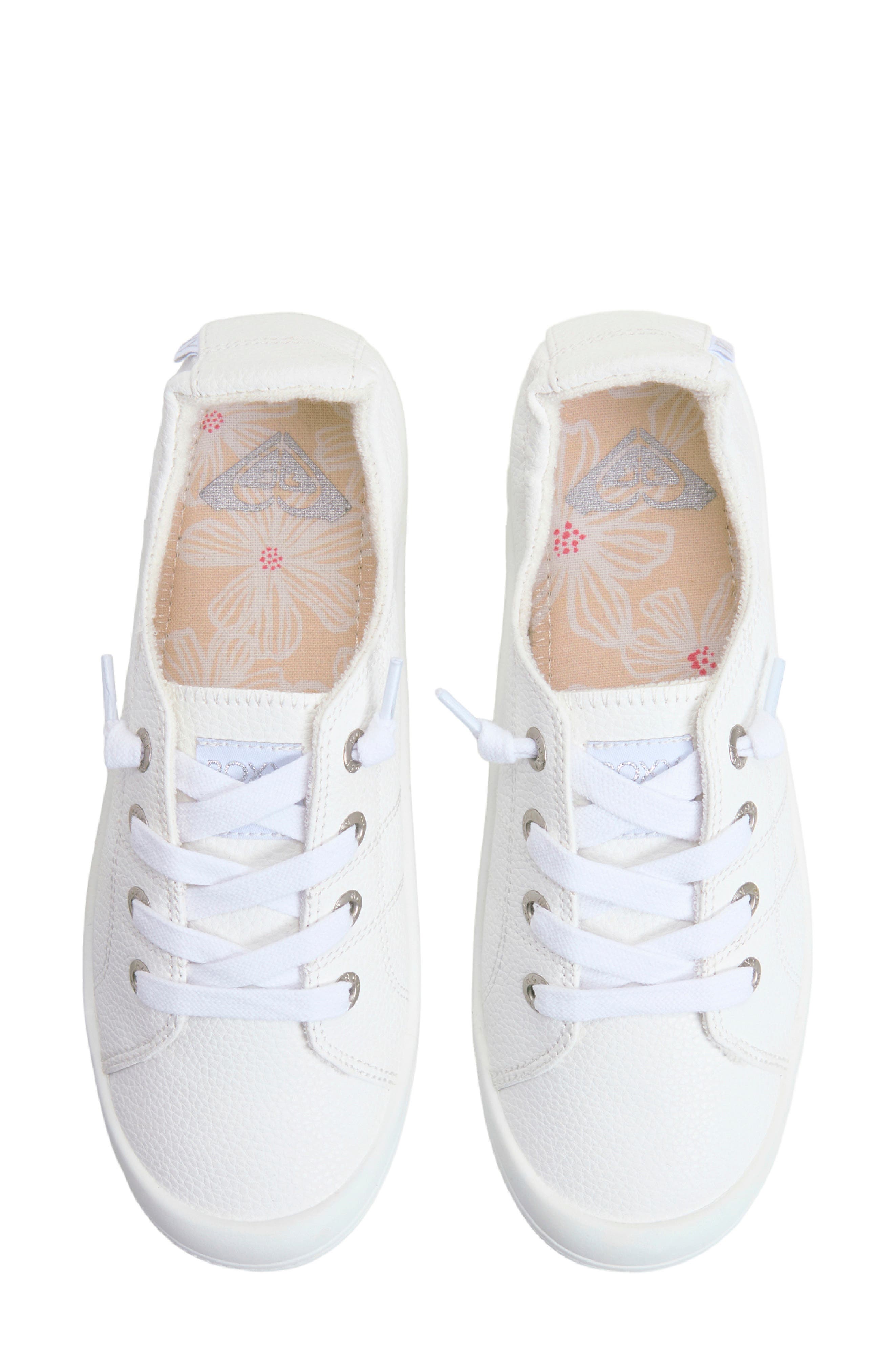 Roxy Bayshore Plus LX II Sneaker, Alternate, color, White