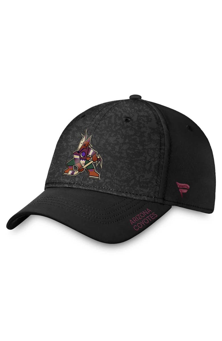 FANATICS Men's Fanatics  Black Arizona Coyotes Authentic Pro Rink Flex Hat, Main, color, 