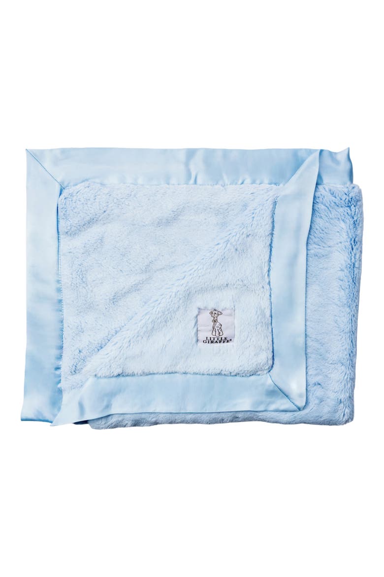 Luxe Baby Blanket, Main, color, BLUE