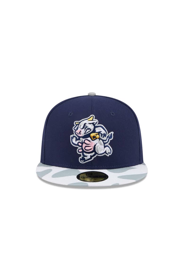 Men's New Era  Navy Wisconsin Timber Rattlers Theme Nights 59FIFTY Fitted Hat, Alternate, color, Navy