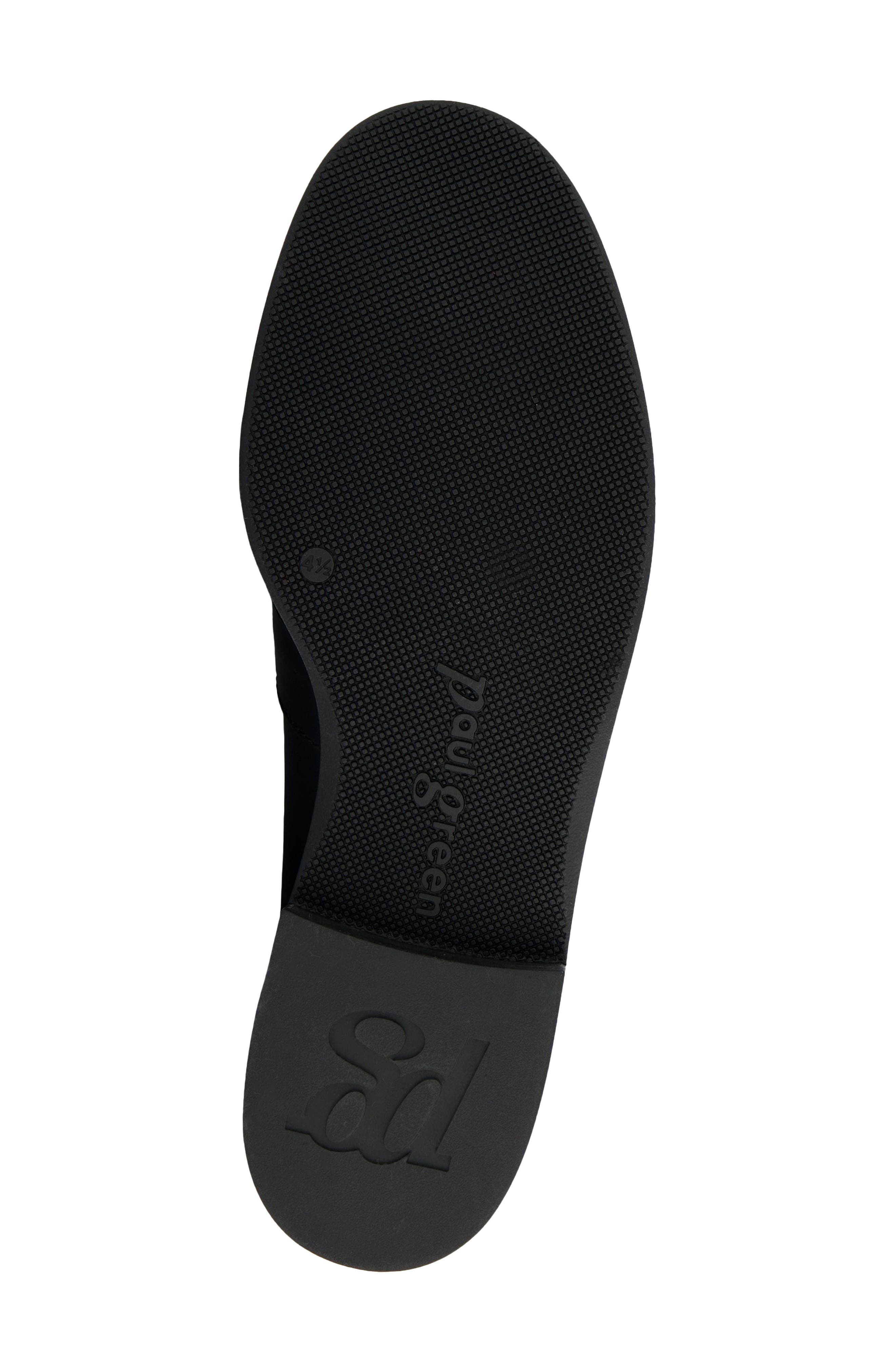 Paul Green Caspian Two Buckle Leather Loafer, Alternate, color, Black Brushed Leather