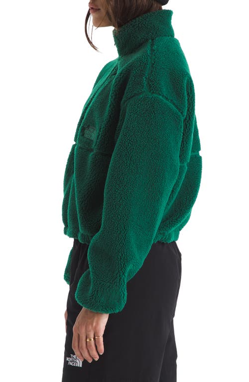 The North Face Extreme Pile 2 Fleece Half Zip Pullover In Green