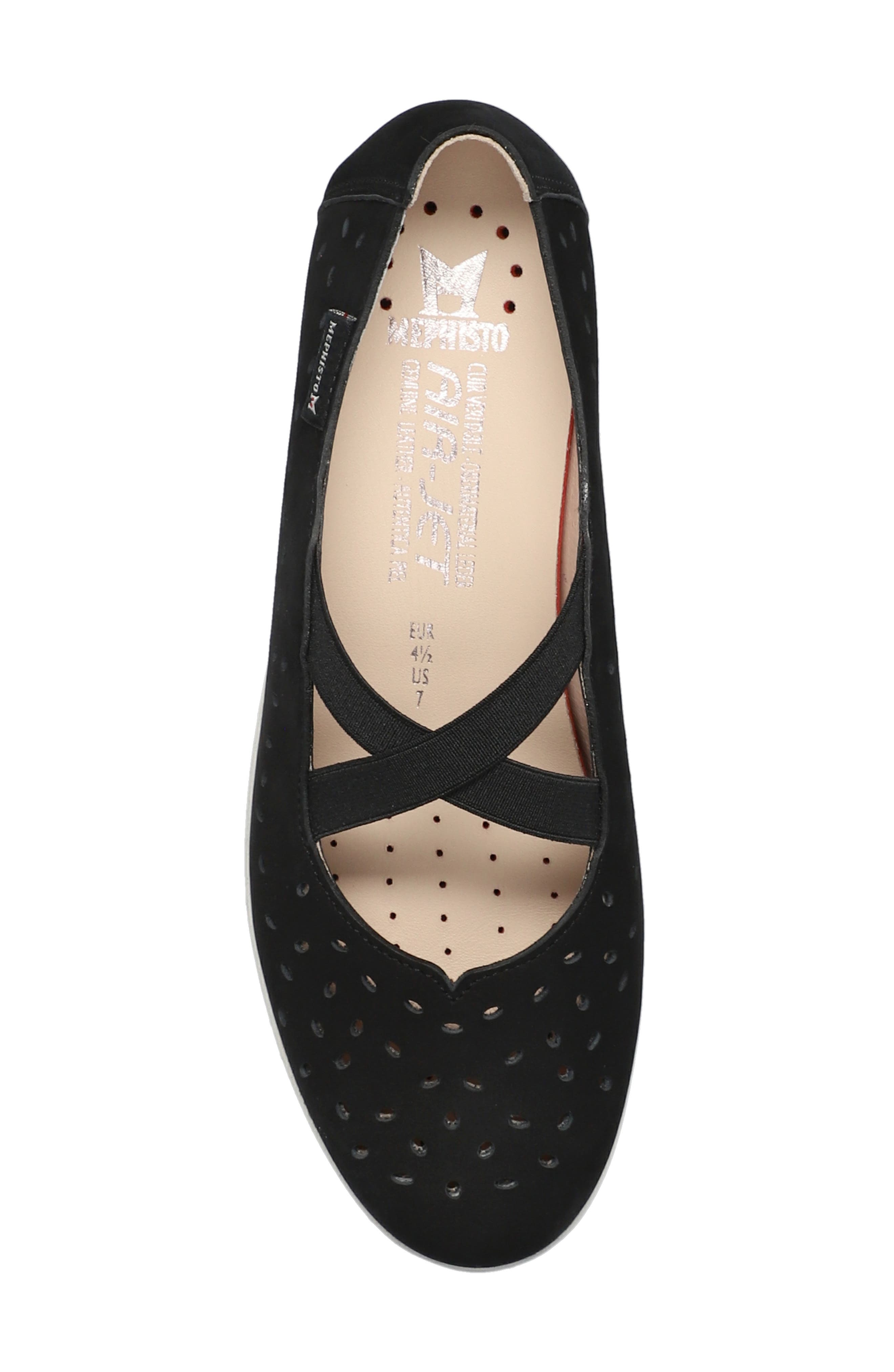 Mephisto Karla Perforated Slip-On Shoe, Alternate, color, 