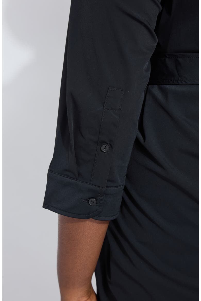 Schiffer Shirtdress, Alternate, color, BLACK