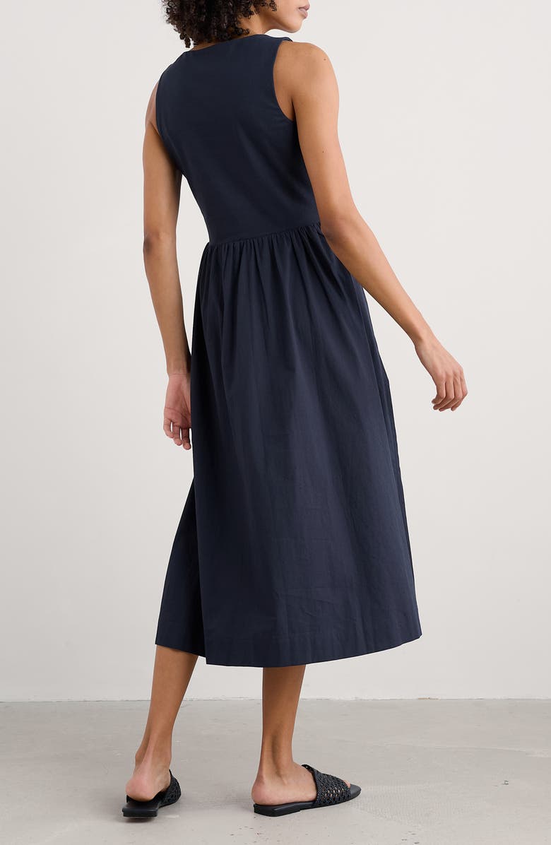 Seasalt Cornwall Madder Sleeveless Drop Waist Dress, Alternate, color, Maritime