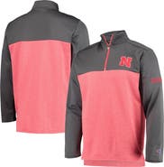 Champion Men's Champion Scarlet Nebraska Huskers Gameday Quarter-Zip Jacket