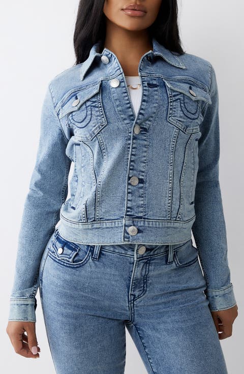 Jesse Crop Denim Jacket