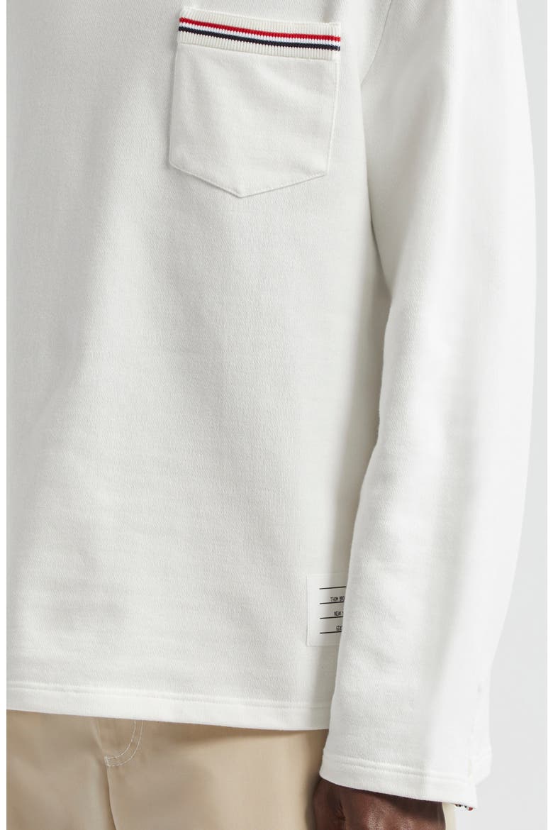 Oversize Cotton Sweatshirt, Alternate, color, NATURAL WHITE