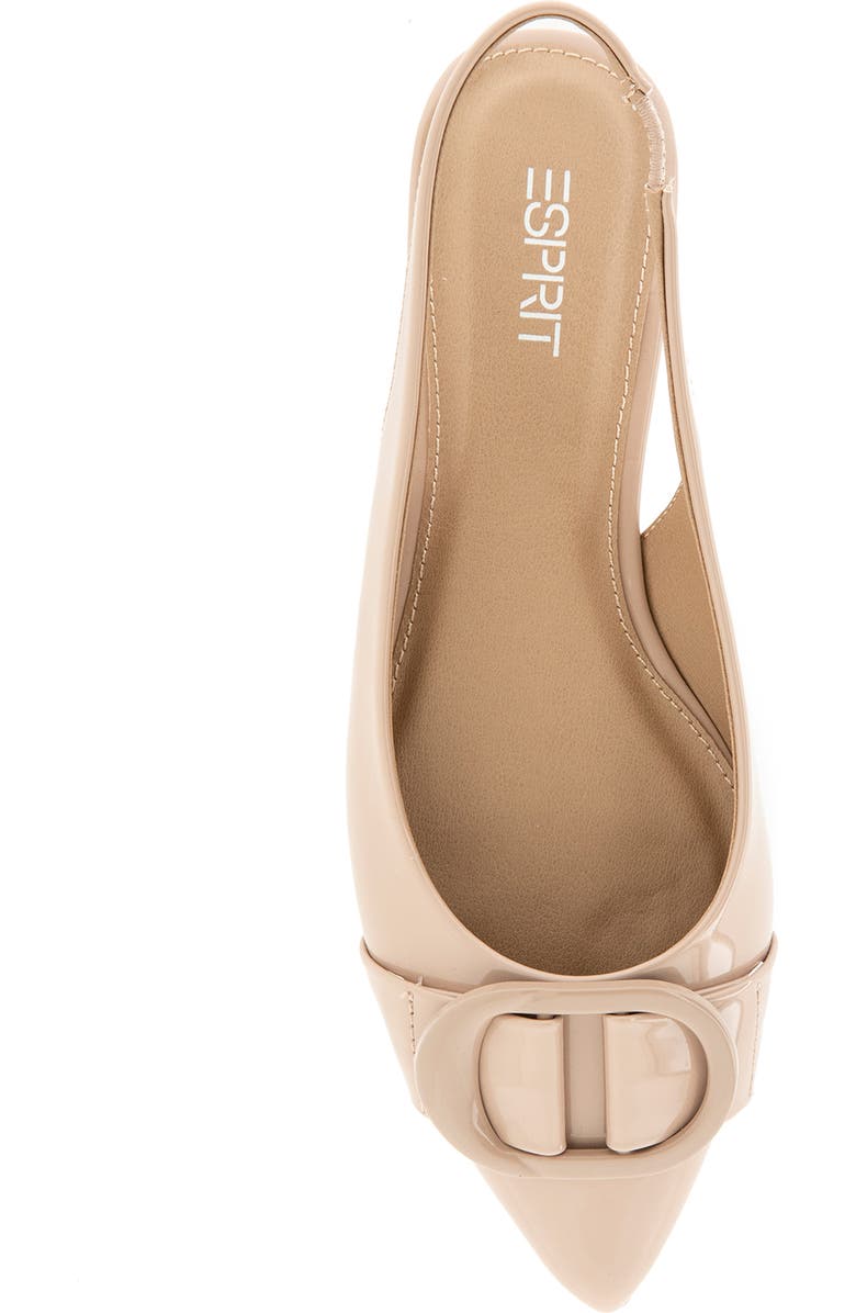 Esprit Preslee Slingback Flat, Alternate, color, Beige Patent