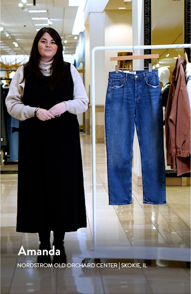 Riley High Waist Narrow Leg Jeans, sales video thumbnail