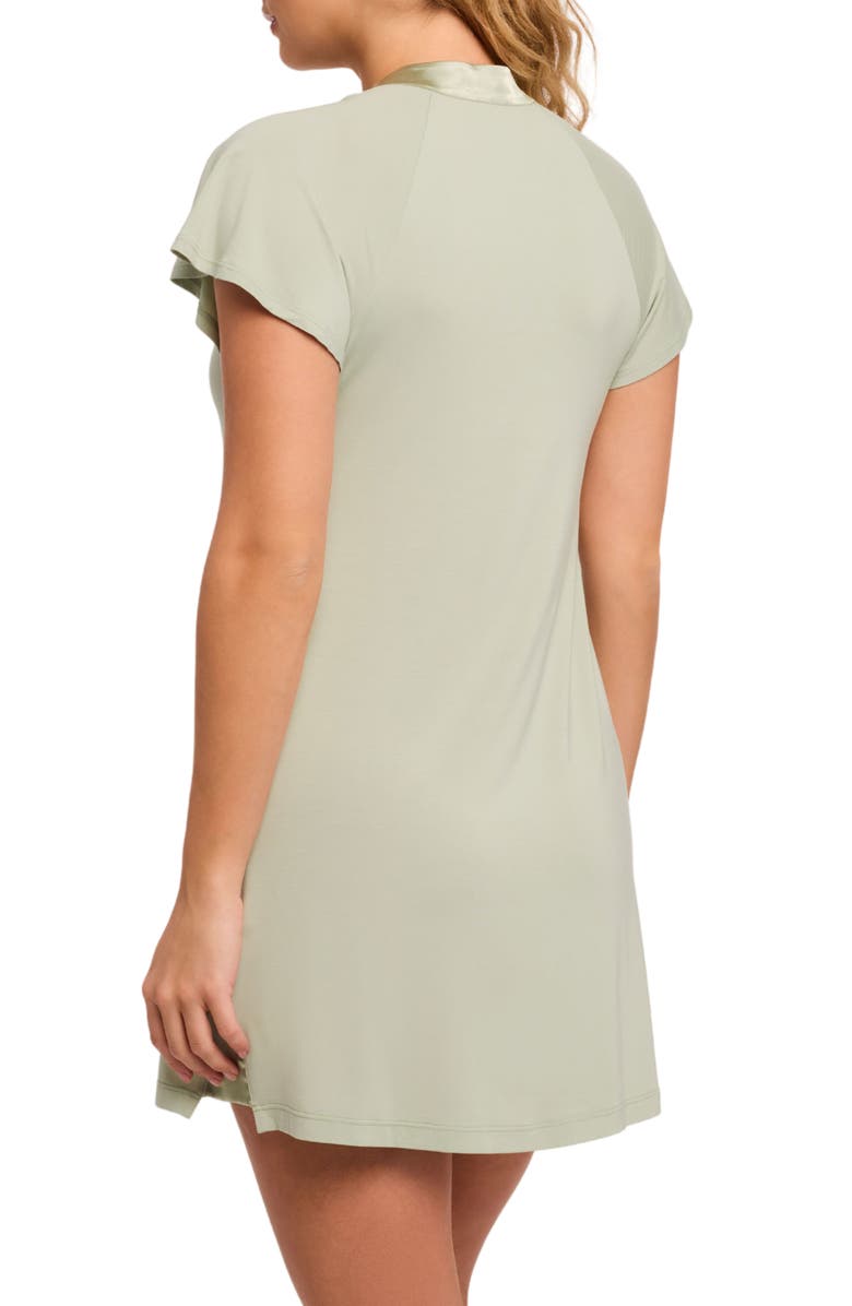 Fleur't Flutter Sleeve Sleep Shirt, Alternate, color, 