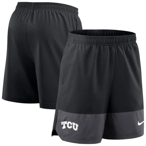 Men's Nike Black TCU Horned Frogs 2025 Sideline Performance Shorts