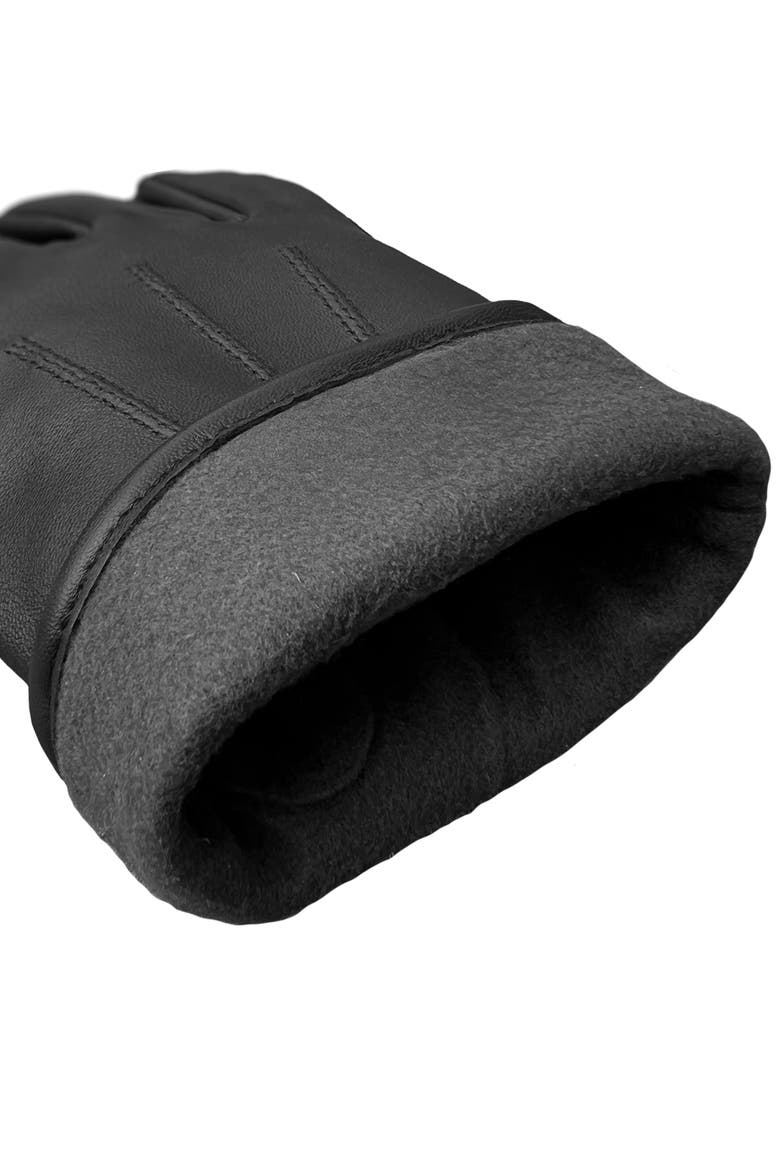 Premium Lamb Leather Touchscreen Gloves, Alternate, color, black