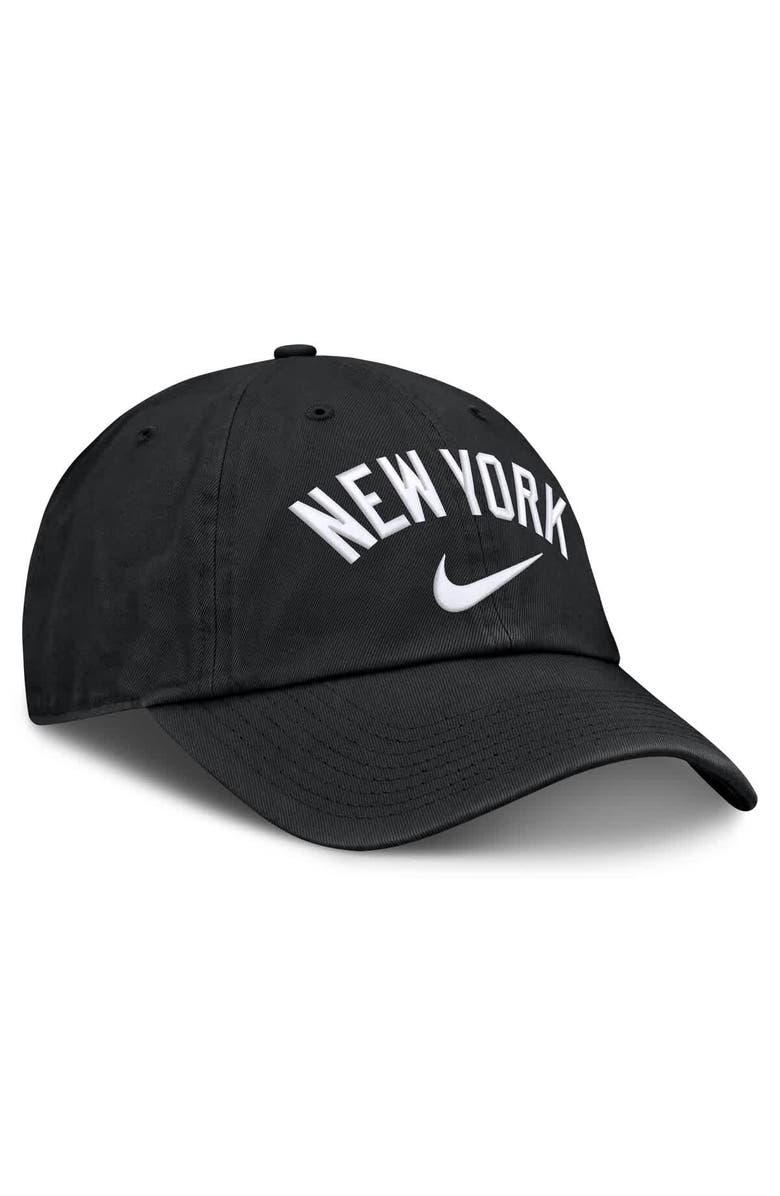 Nike Men's Nike  Black New York Yankees Primetime Club Adjustable Hat, Alternate, color, Black