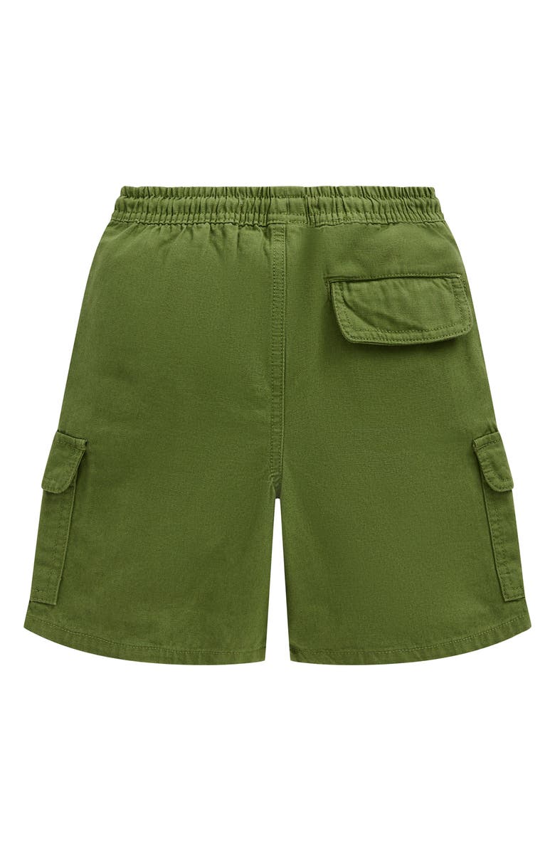 Mini Boden Kids' Cotton Cargo Shorts, Alternate, color, Broccoli Green