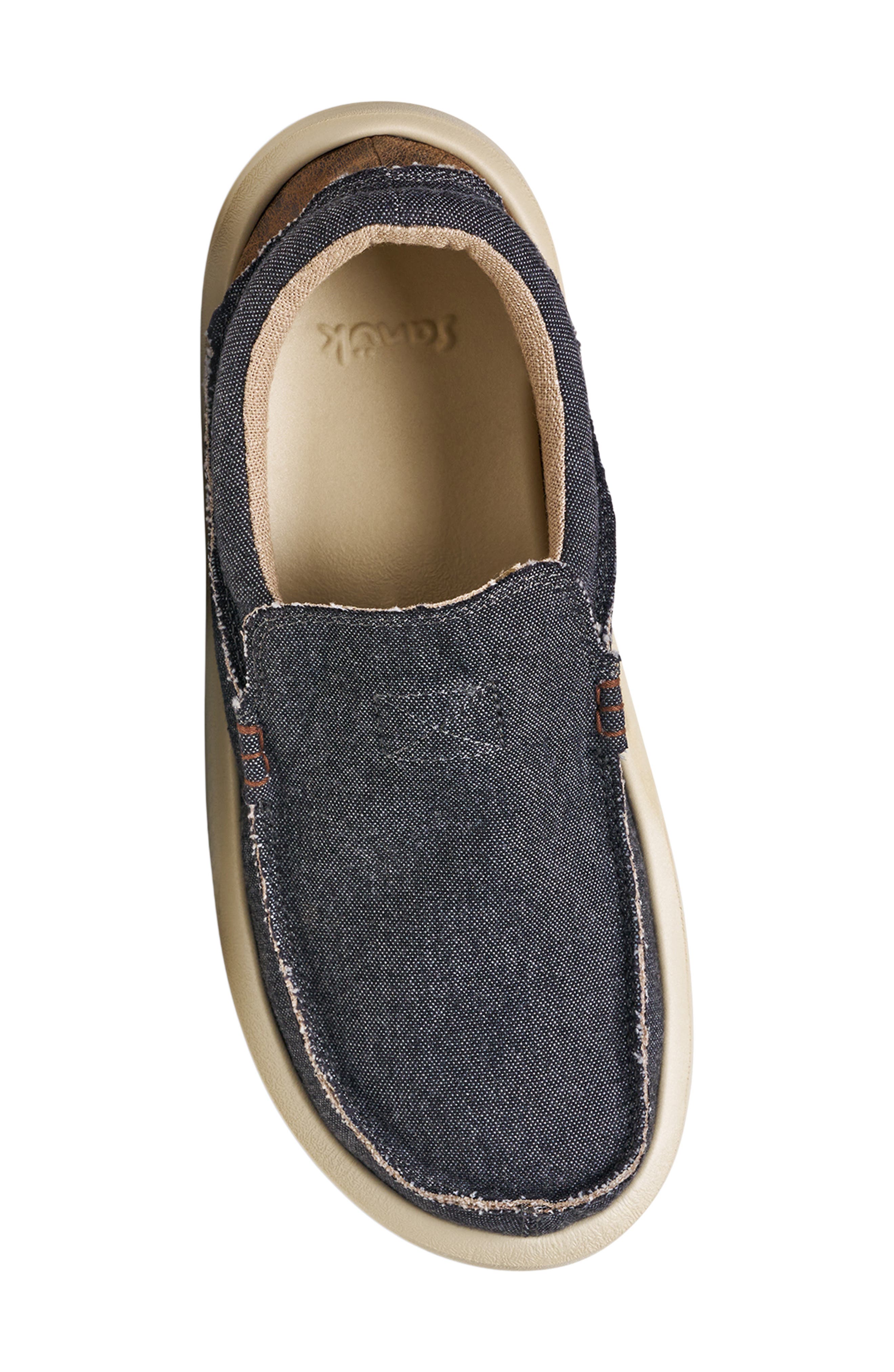 Chiba Novelty Slip-On, Alternate, color, DARK DENIM OJAI