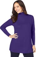 Jessica London Carefree Cashmere Blend Turtleneck (Plus)