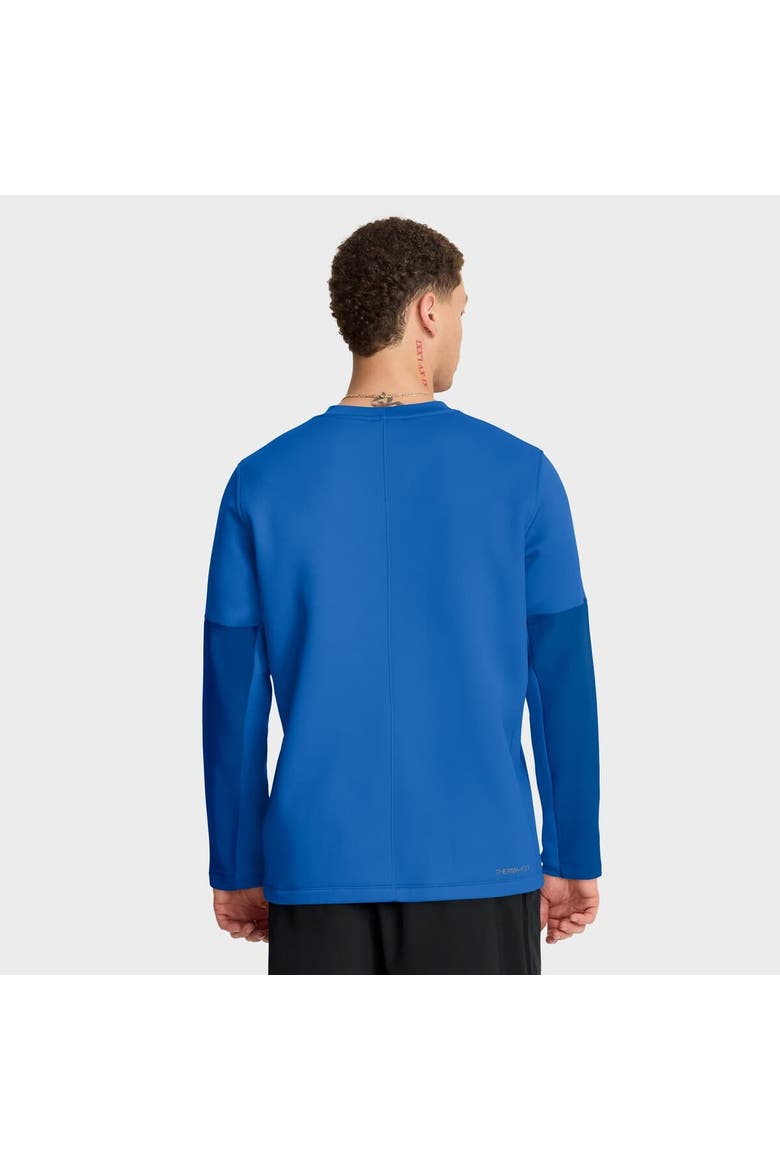 Men's Jordan Brand Blue UCLA Bruins 2025 Sideline Coach Therma-FIT Long Sleeve T-Shirt, Alternate, color, Blue
