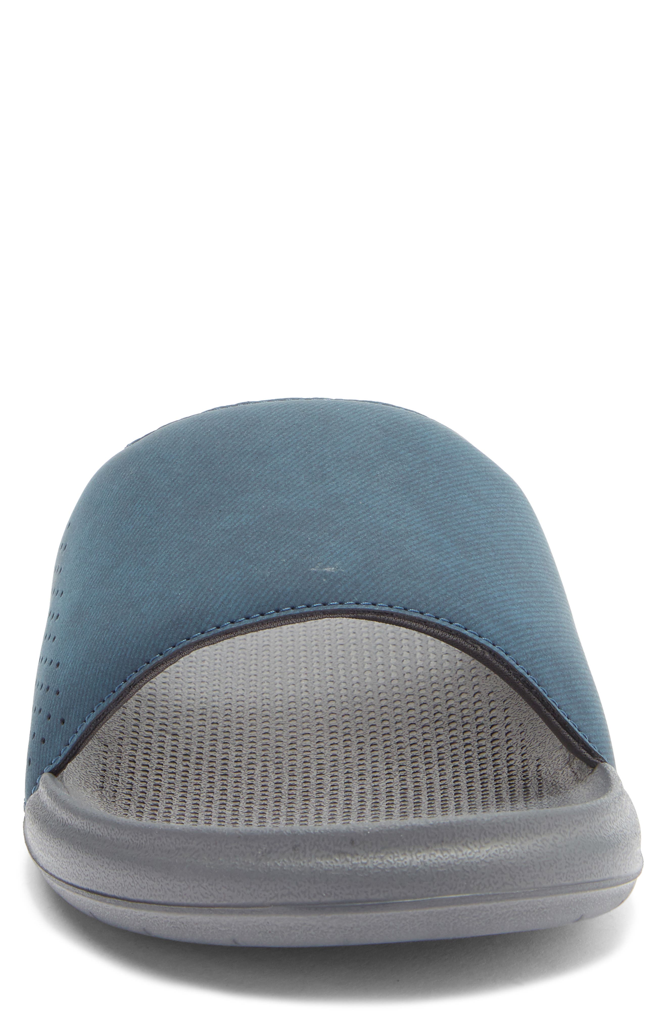 Tailslide Slide Sandal, Alternate, color, GREY/ NAVY
