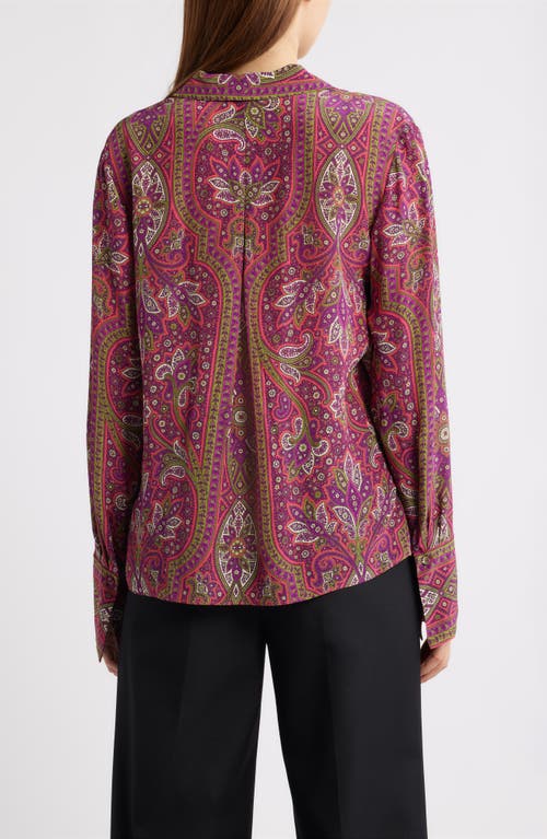 Kobi Halperin Sawyer Paisley Print Woven Shirt In Red