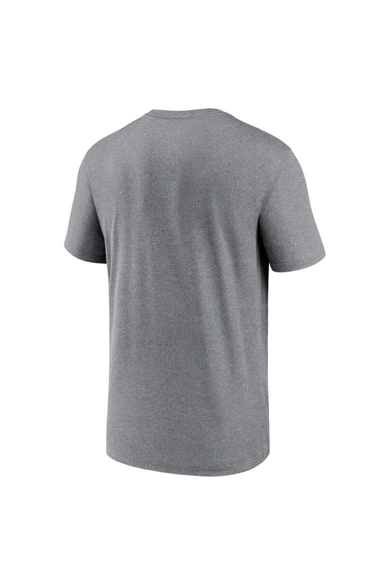 Men's Nike  Heather Charcoal Texas Rangers 2023 Postseason Legend Performance T-Shirt, Alternate, color, Heather Charcoal