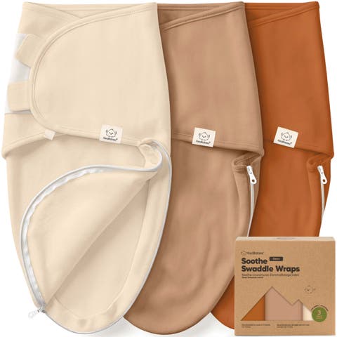 3-Pack Soothe Zippy Swaddle Wrap