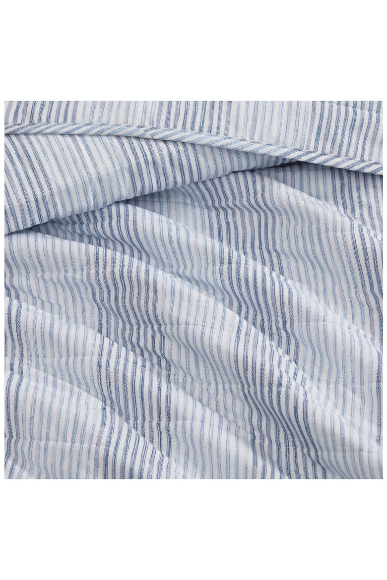 Weekend Stripe Quilt & Sham Set, Alternate, color, BLUE MULTI