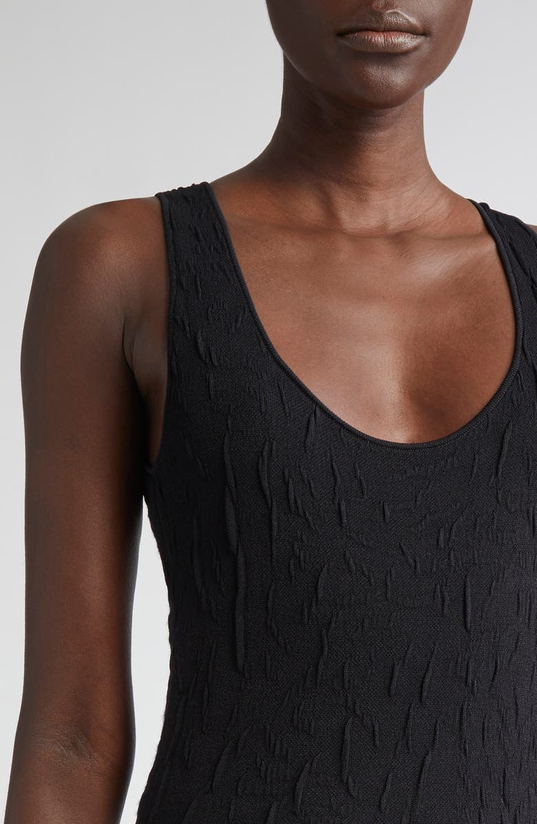 Altuzarra Duras Knit Tank Dress, Alternate, color, Black