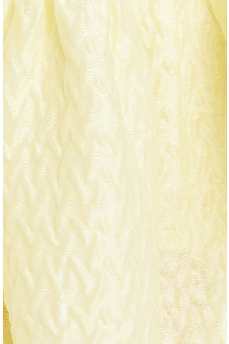 Effie Textured Linen Blend Dress, Alternate, color, YELLOW