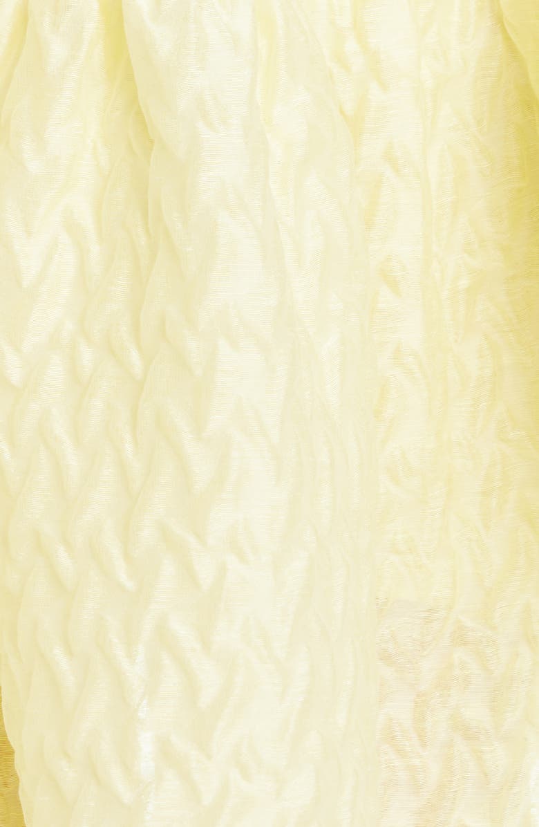 Cecilie Bahnsen Effie Textured Linen Blend Dress, Alternate, color, 