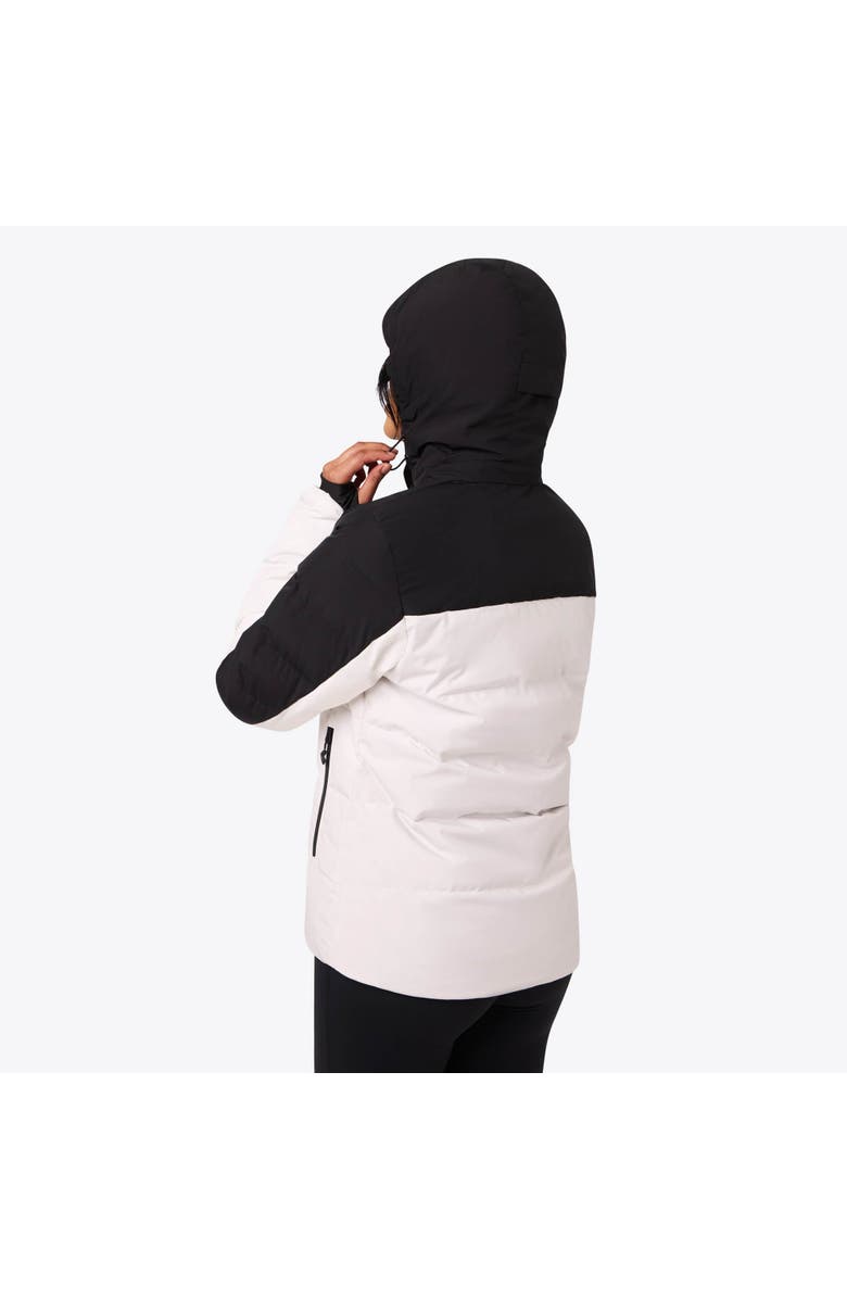 Mobile Warming Crest 2.0 Women's Natural Down Heated Jacket, Alternate, color, Black/White