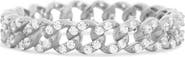The Lovery CZ Curb Link Ring