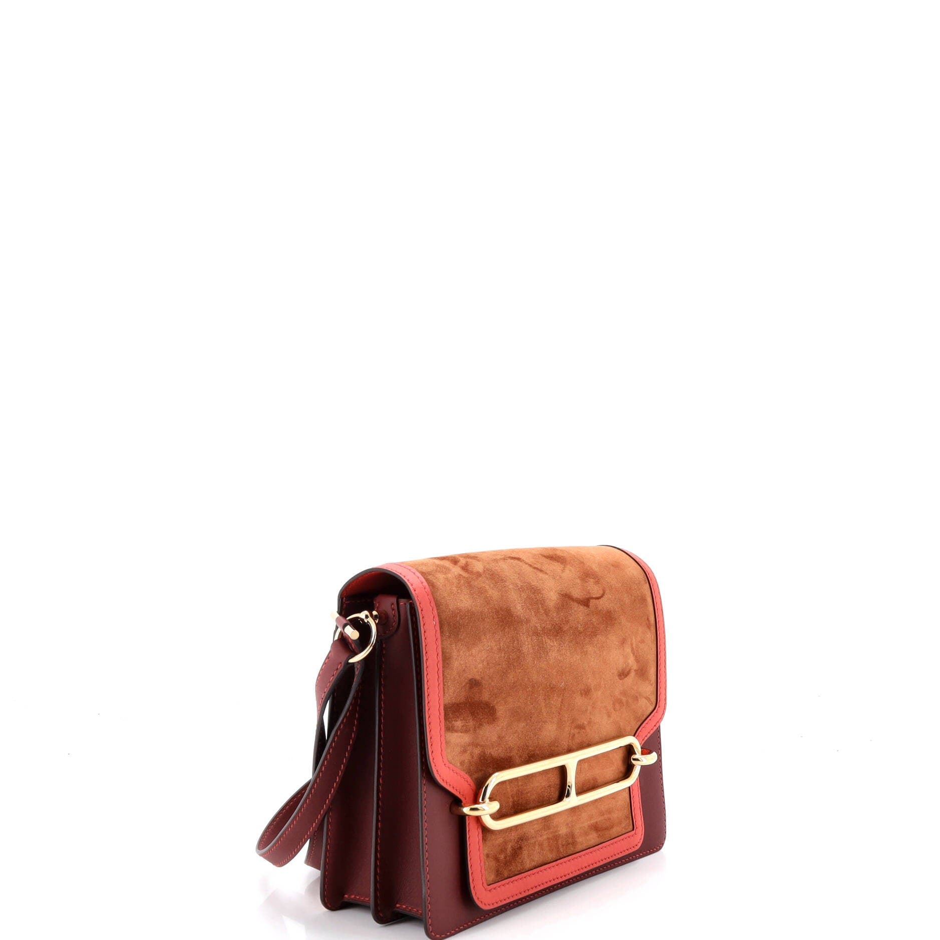 Pre-Owned Hermes Roulis Bag Doblis and Sombrero 23, Alternate, color, Rouge H/Sanguine/Fauve