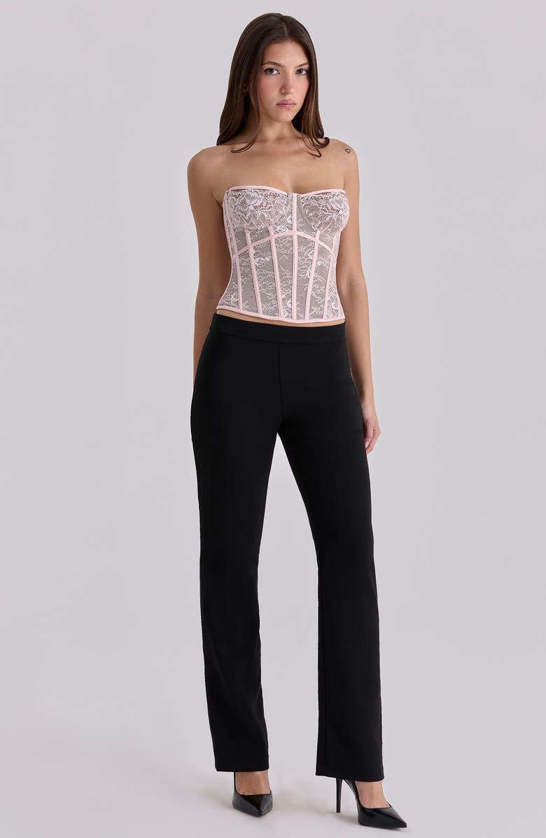 HOUSE OF CB Ayana Lace Corset Top, Alternate, color, Pink