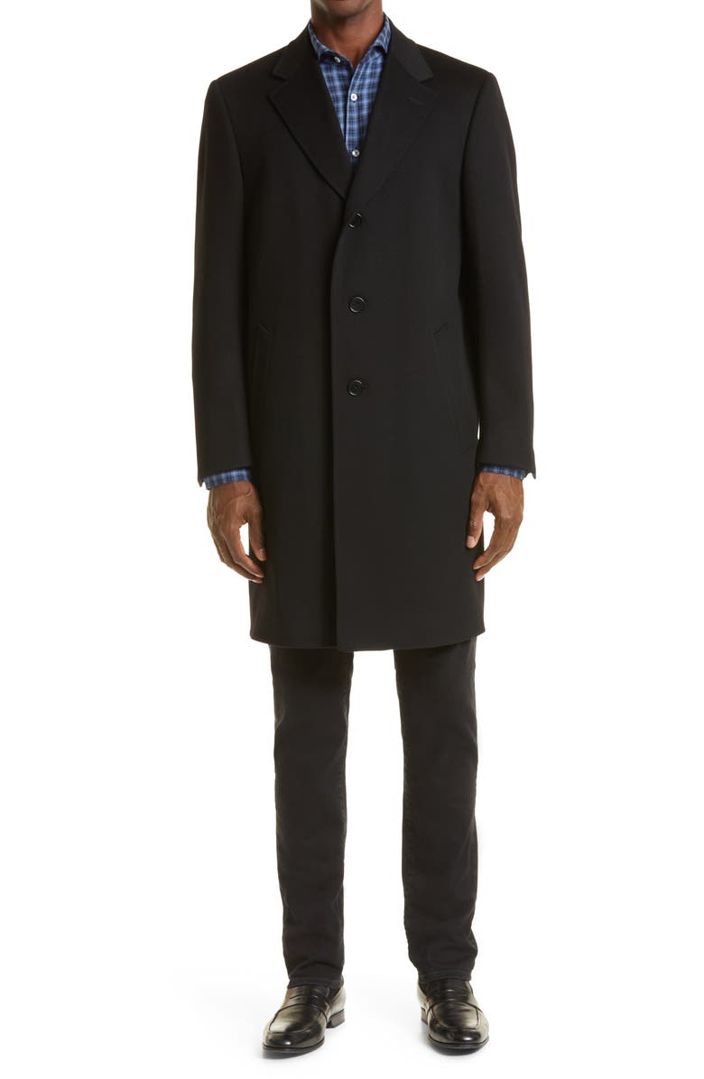 Canali Wool & Cashmere Topcoat, Alternate, color,