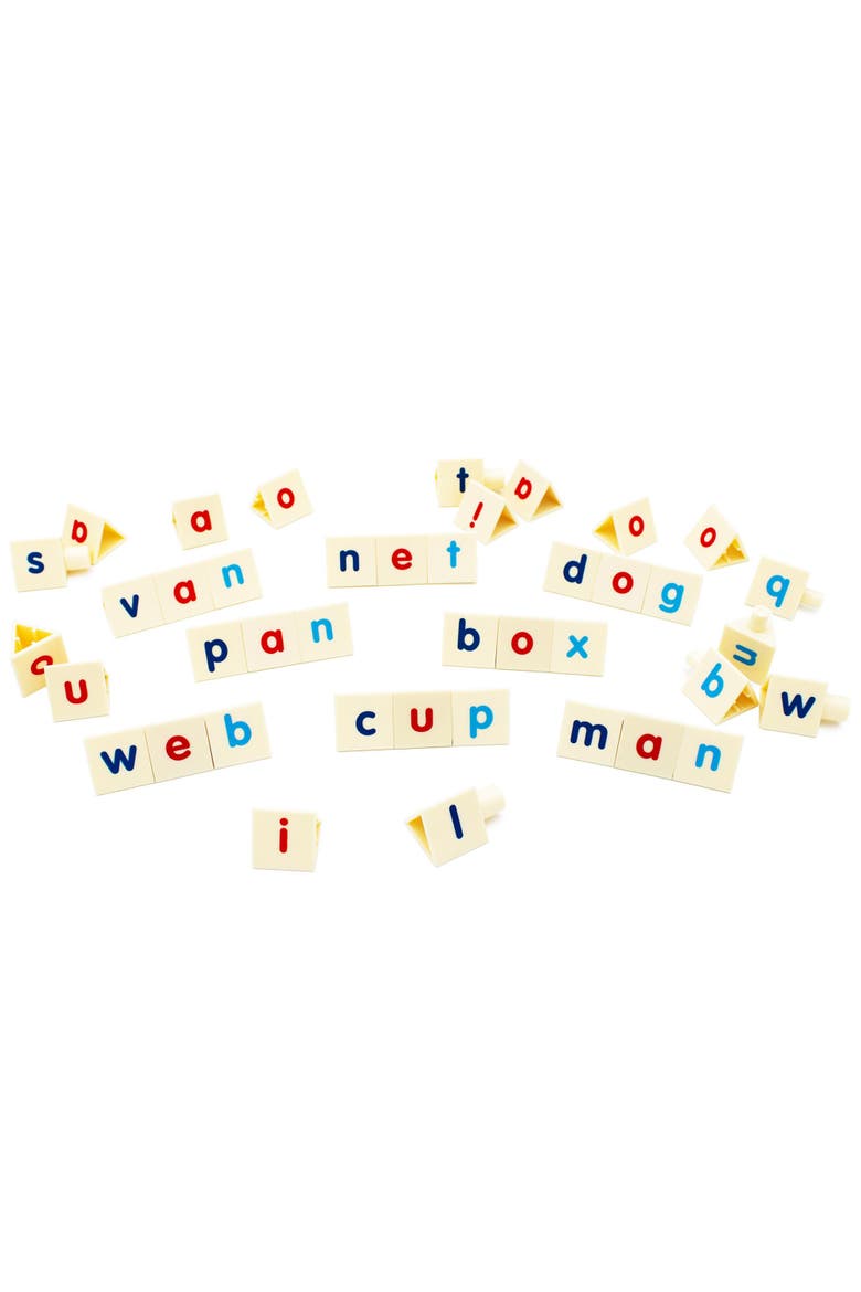 Cvc Triblocks Tub, 90 Blocks, Phonemic Awareness, Pre K1, Alternate, color, Multicolored