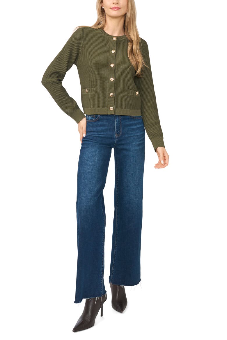 Jin Texture Stitch Cardigan, Alternate, color, MYSTIC FOREST