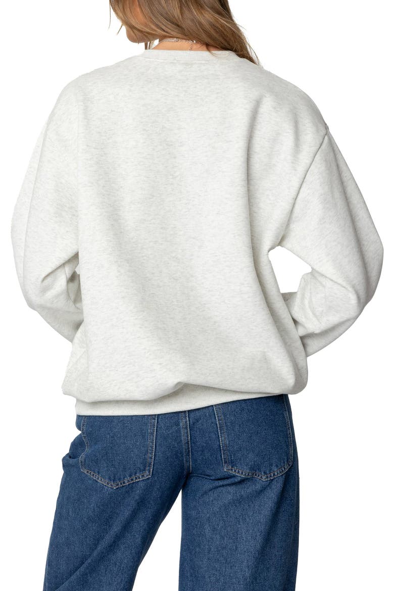 Laurey Oversize Sweatshirt, Alternate, color, GRAY-MELANGE