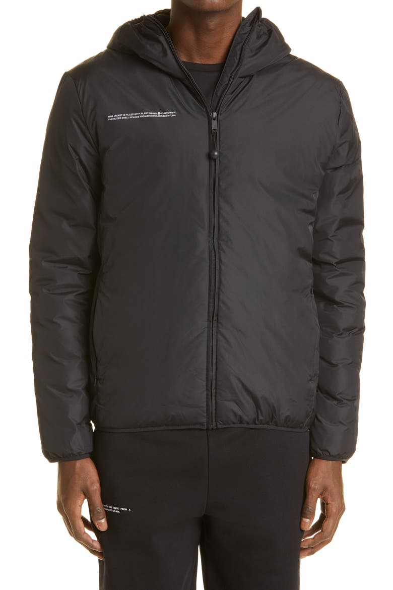 FLWRDWN™ Lite Recycled Nylon Puffer Jacket, Main, color, BLACK