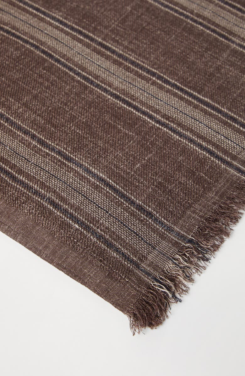 Brunello Cucinelli Linen and silk scarf, Alternate, color,